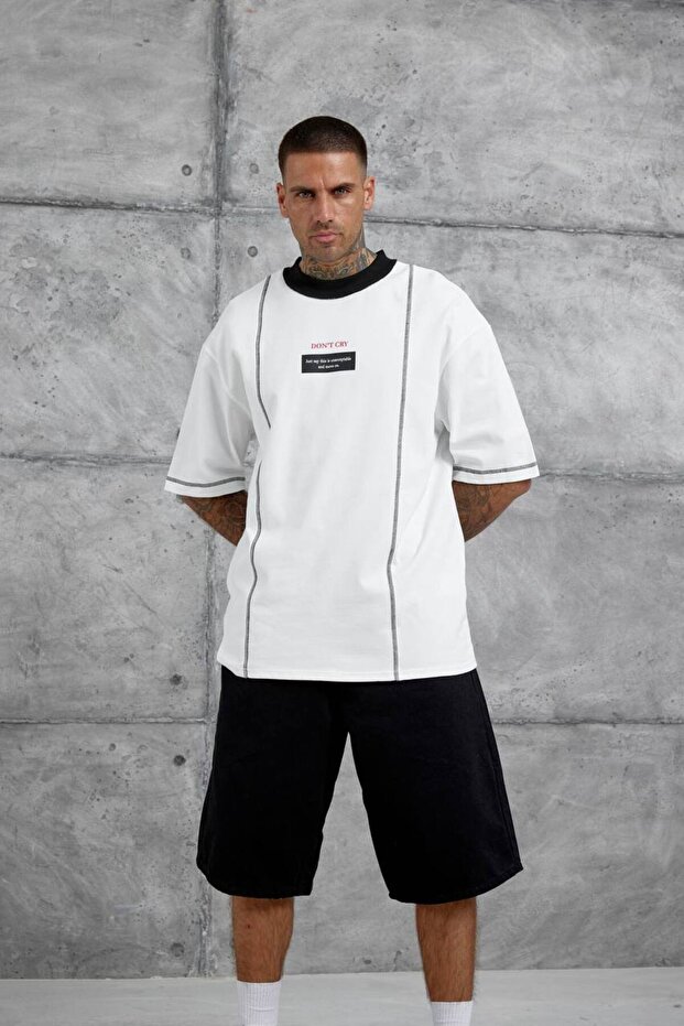 Men's Oversize Crew Neck Cotton T-Shirt