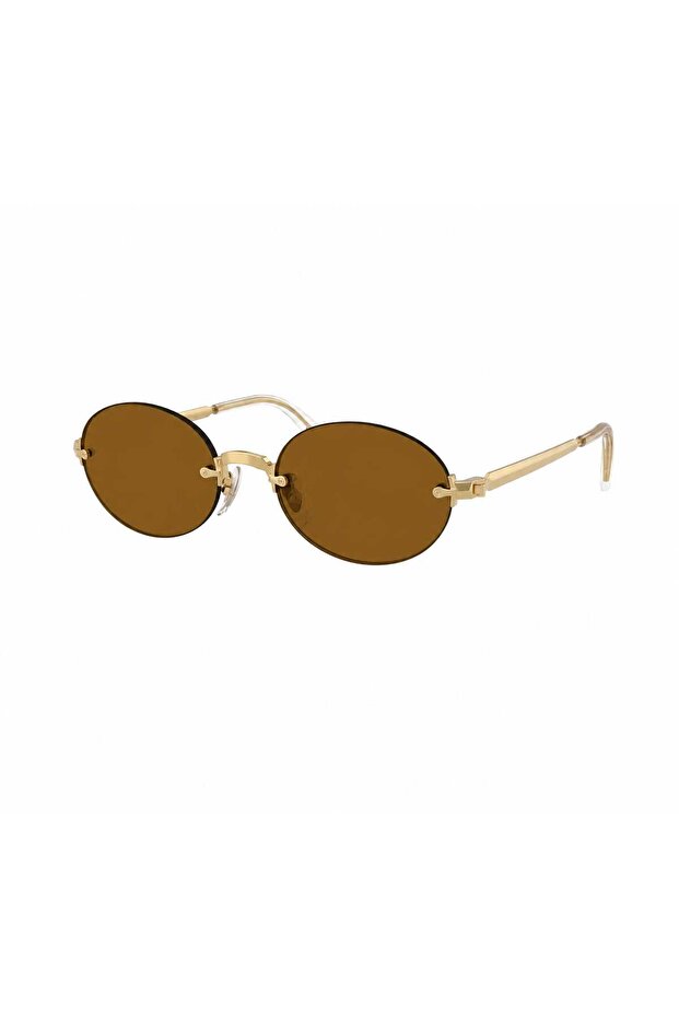 Pcb003 Rybn Miya Brown Frameless Unisex Sunglasses.