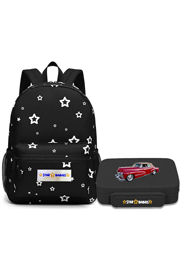 - Backpack with lunch box combo.