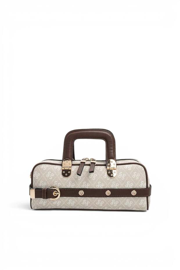 Stone - Brown Monogram Women's Handbag Sp1258