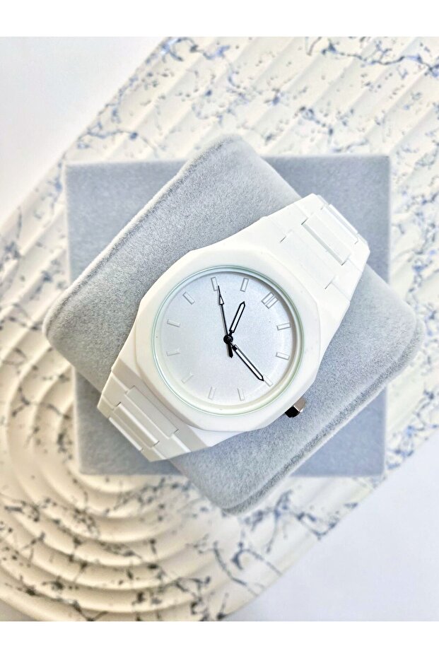 Mono Ultra Light Silicone Matte White Men's Wristwatch