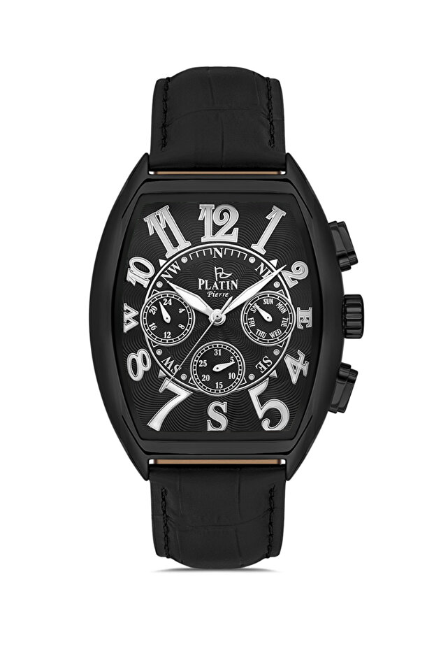 ساعة يد رجالية من الجلد طراز HDS-1293GB-G2 مع وظائف متعددة