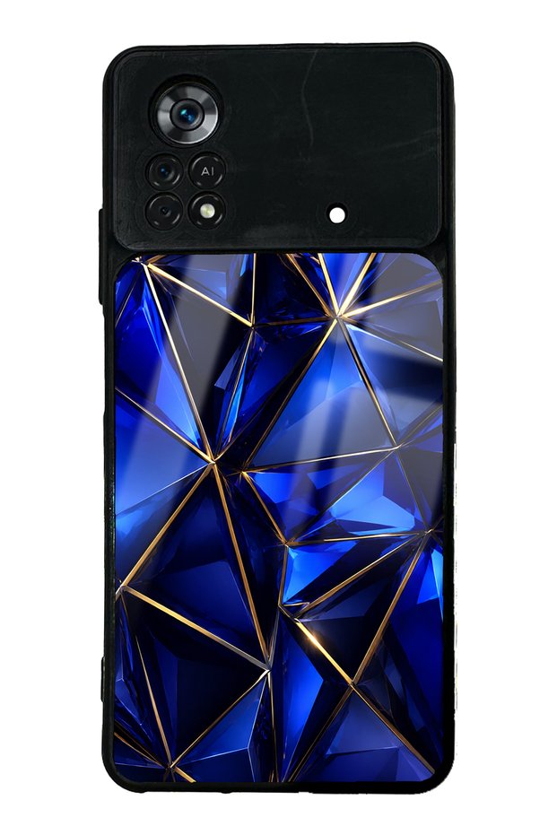 Xiaomi Poco X4 Pro Sapphire Crystal Edge Design Glossy Phone Case