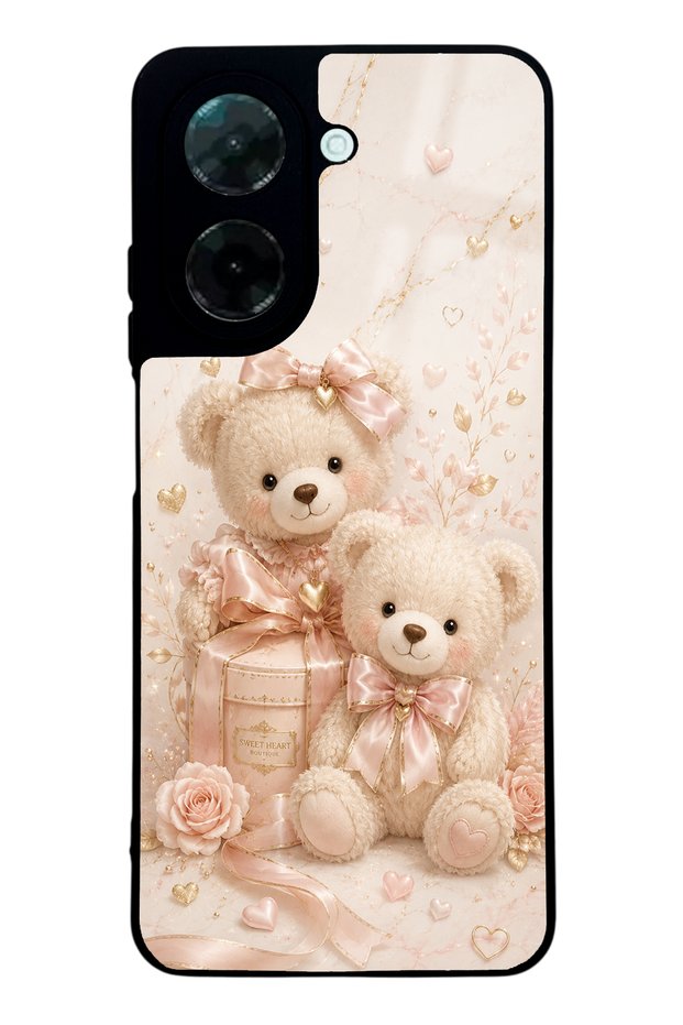 Xiaomi Redmi A5 Glossy Phone Case with Sweetheart Teddy Design