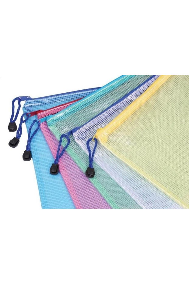 Penar multicolor 24x12cm cu fermoar rezistent
