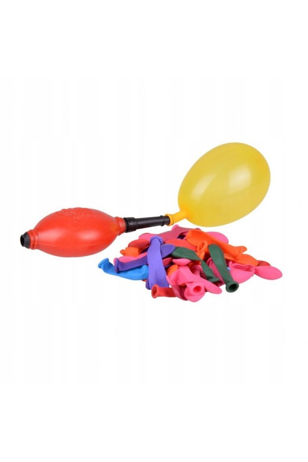 Set de 45 baloane cu pompa, Arpex, Multicolor