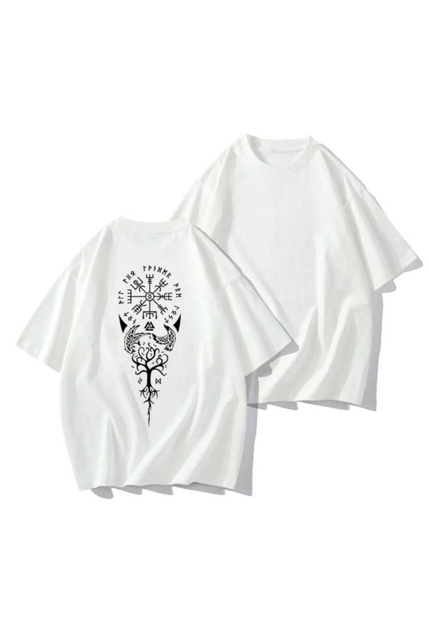Calle Unisex Colorful Oversize Printed T-Shirt Streetwear Comfortable Fit Daily Premium