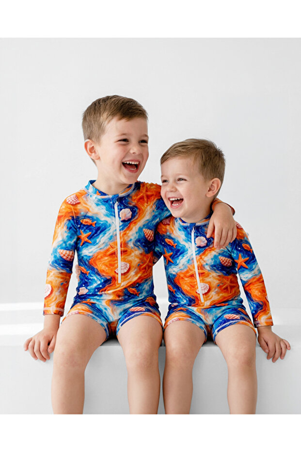 Oceanlove Romper Rashguard Upf 40 Protection Baby Swimsuit