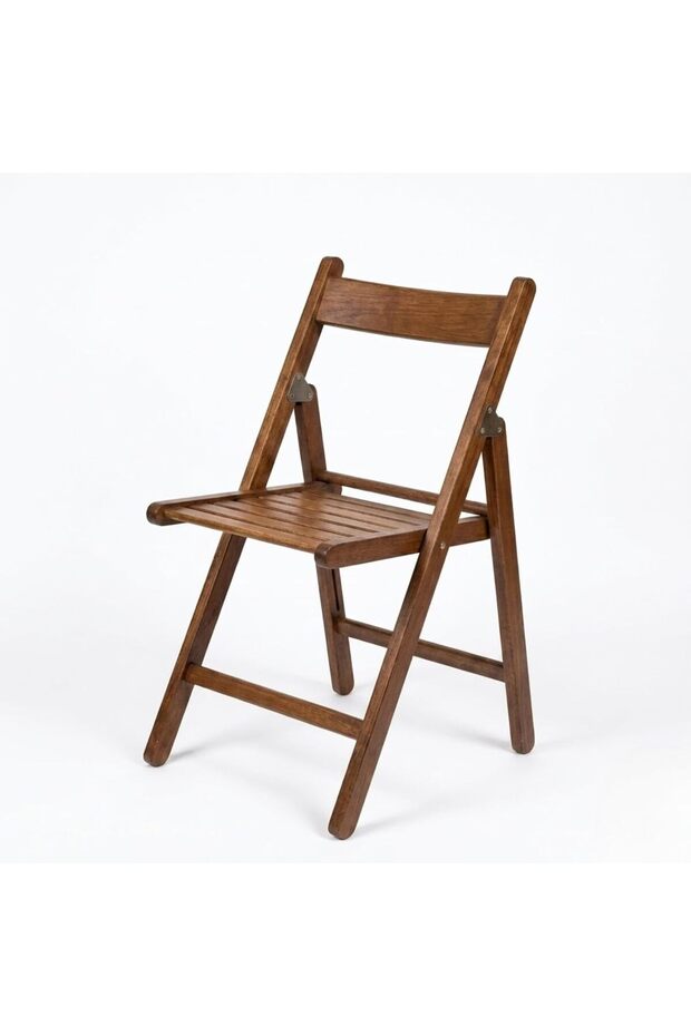 Wooden Folding Chair – Solid Wood Indoor & Outdoor Folding Chair, Space-Saving, Sturdy & Comfortable