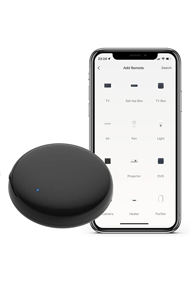 Tuya Smart Wifi IR Infrared Universal Remote Controller for Smart Home Control for AC TV Alexa and Google Home Siri Voice Control (device shape may vary)