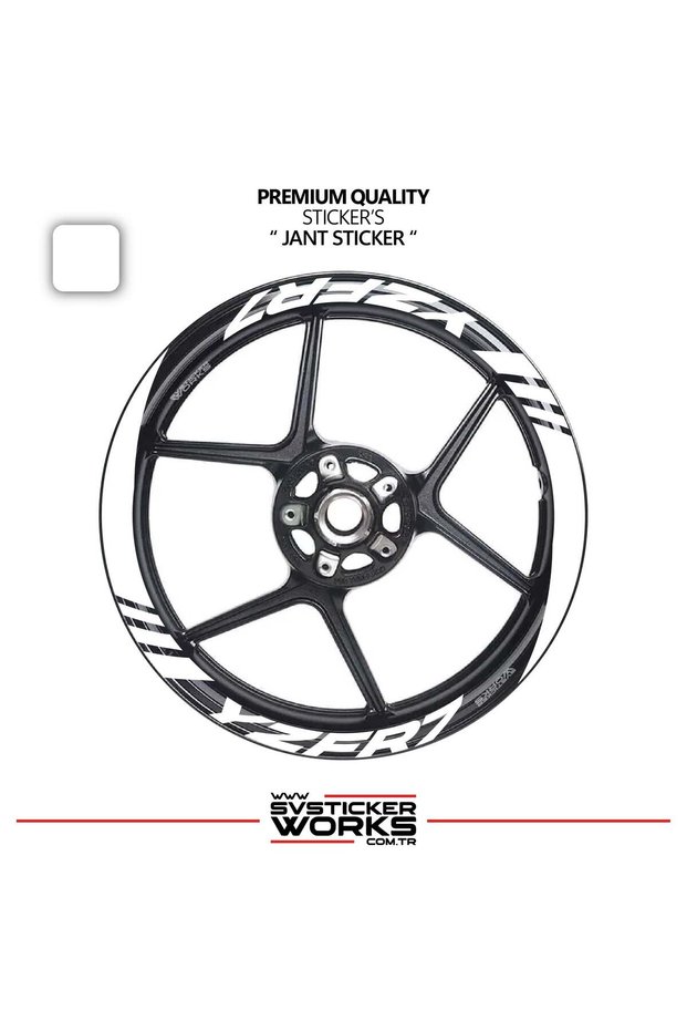 Yamaha yzf-r7 wide rim cover sticker decal model 16-piece set high quality stickers