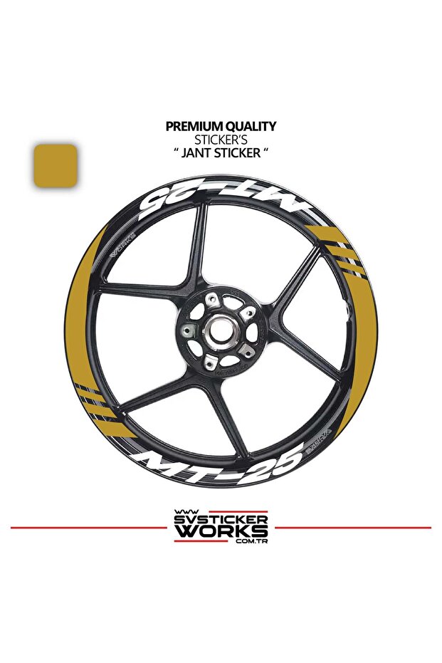 Yamaha mt-25 wide rim cover sticker decal model 16-piece set sticker high quality