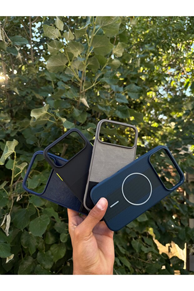 Lüks Magsafe Deri Kılıf