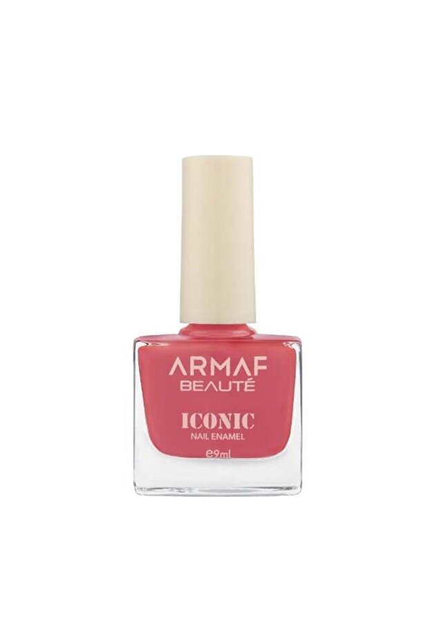 Iconic Nail Enamel 080 Crimson, 9ml | High Shine Nail Polish | Chip-Resistant Formula | Smooth Gloss Finish | Long-Lasting & Easy Application