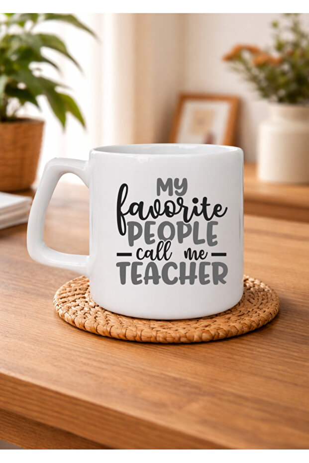 Teacher Themed Printed Special Design Mug Cup Luxury Coffee Mug 250 ml Teachers' Day Gift