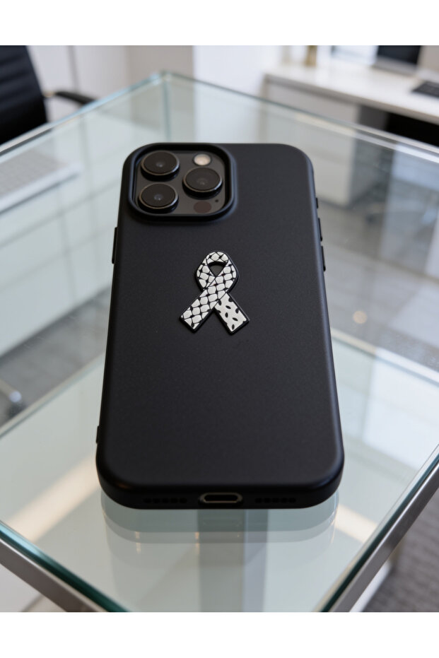 Palestinian Kefiye Model Phone Sticker – 3D Metal Design, Back Decoration A300139