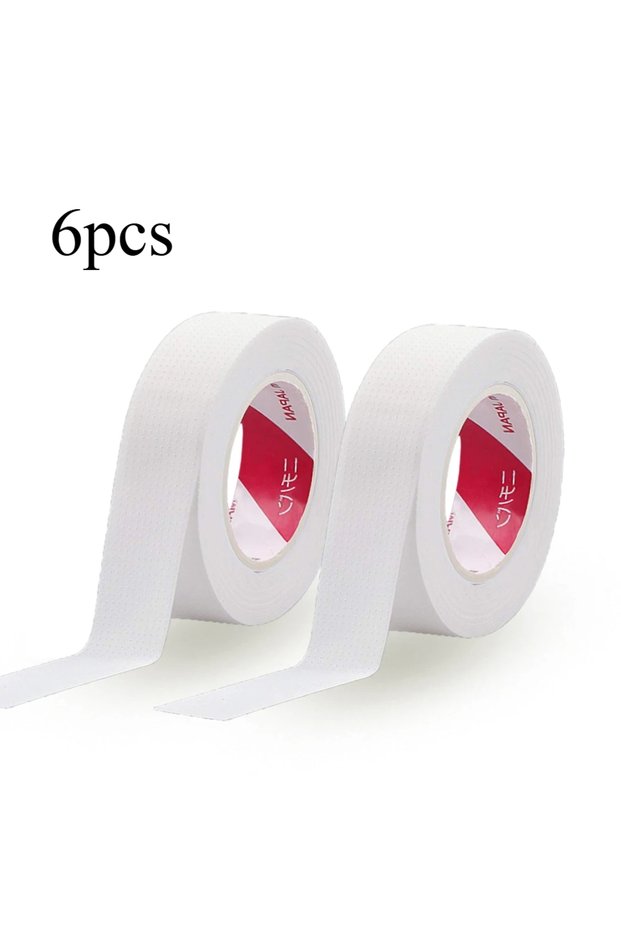 A0129- 6 pcs white 2/3/5/6/10pcs Japanese Insulating Tape for Eyelash Extension Lint Free Under Eye