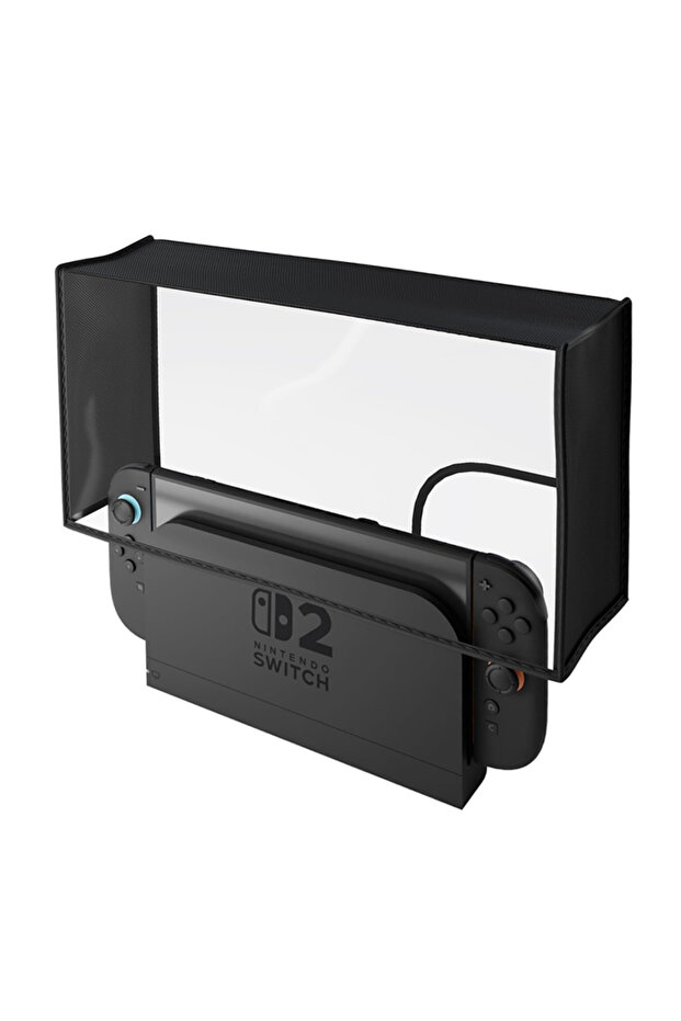 Transparent Dust Cover for Nintendo Switch 2 Console and TV Dock, Anti-Scratch Dustproof Protective