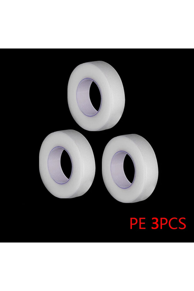 Ivory 3/5 Rolls Eyelashes Extension Tape PE Adhesive Tools Under Eye Pads For Micropore Lashes Graft