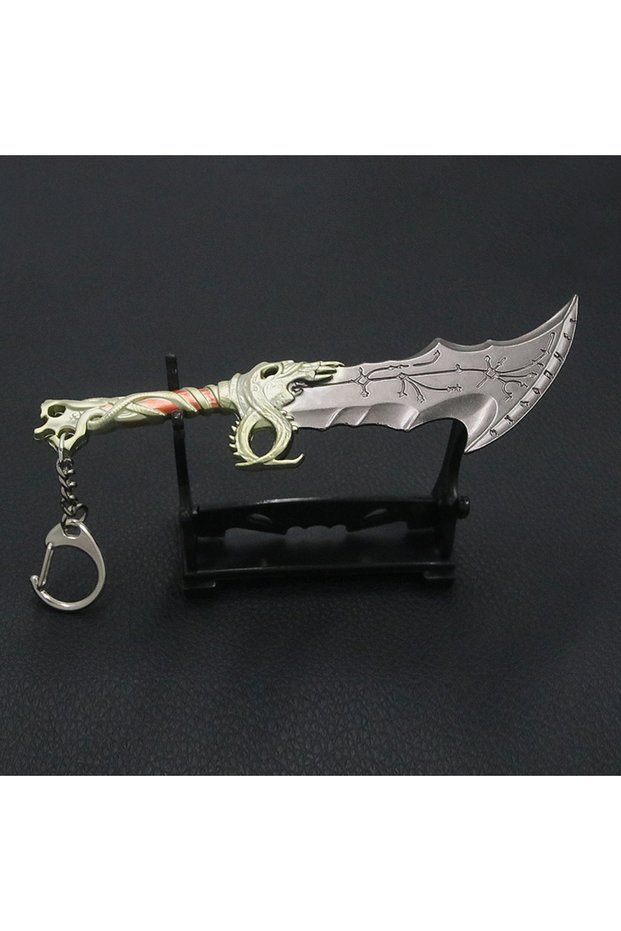 K00681-02 New God of War 4 Kratos Sword Keychain Pendant Keyring Jewelry Men And Women Car key chain