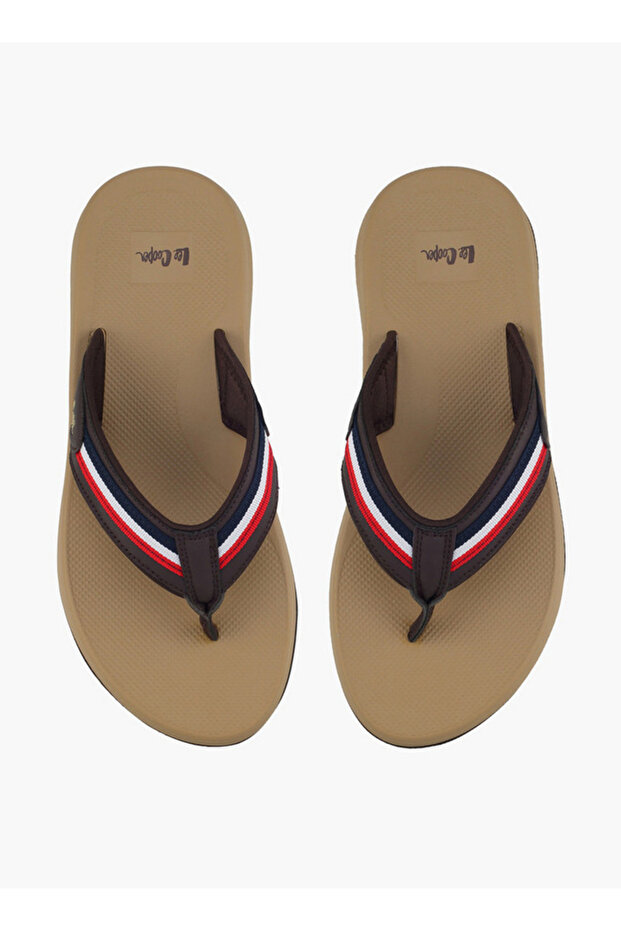Men Striped Flip Flops