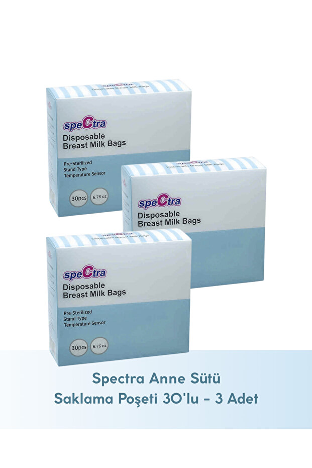Breast Milk Storage Bags 30 Pack of 3