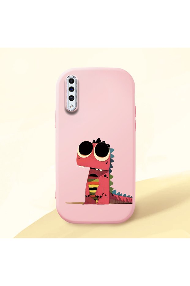 Pink Silicone Case with Shock-Absorbing Camera Protections Compatible with Samsung Galaxy A50/A50S/A30S