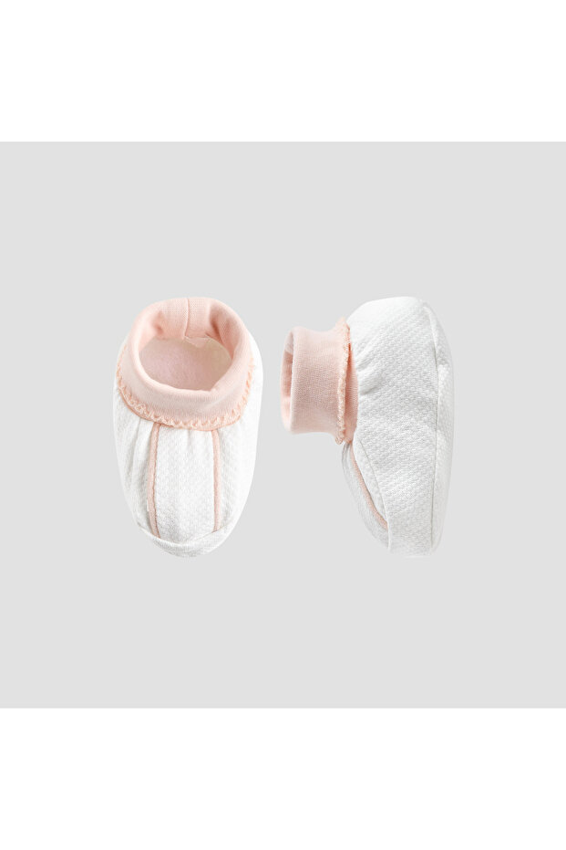 Booties with Textured Cuff