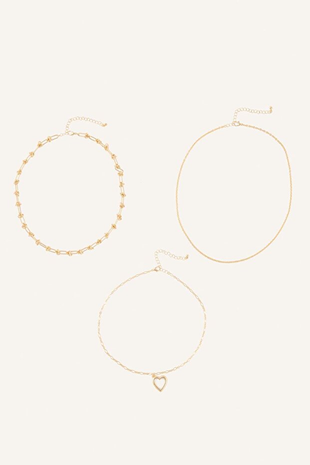 Women's 3-Piece Necklace Set I1409Axns