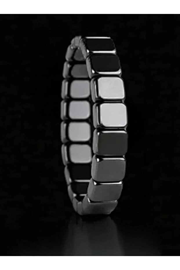 سوار من الهيماتيت مقاس 8x8 مم في علبة