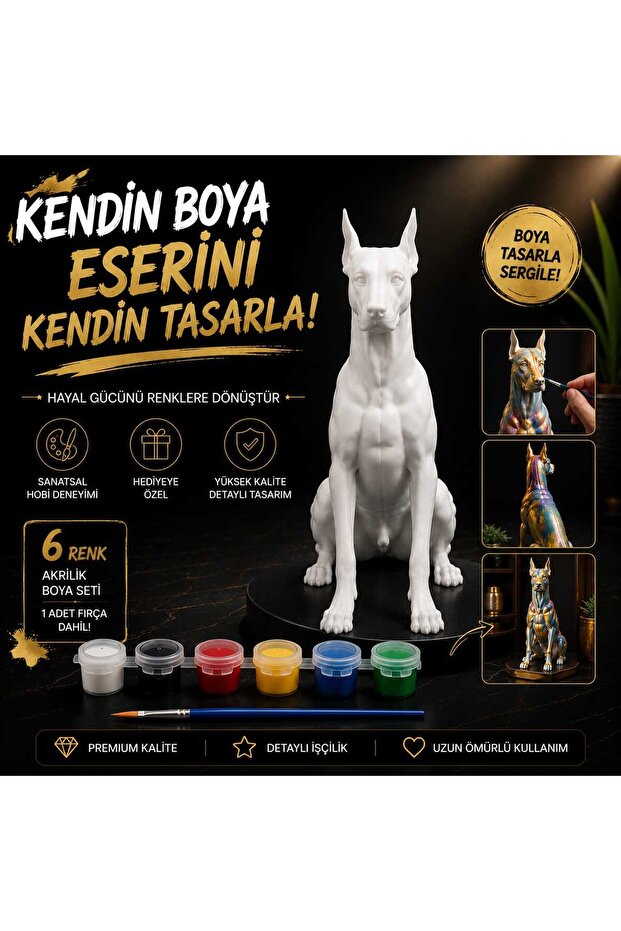 Boyanabilir Hayvan Figürü