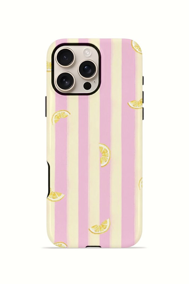 iPhone 16 Pro Max Vorian Double Layer Case Pink Lemon Parade