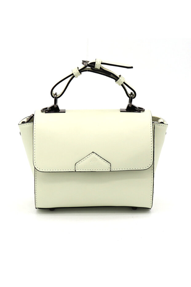 Italian Cow Leather Handbag with 2 Adjustable Shoulder Straps