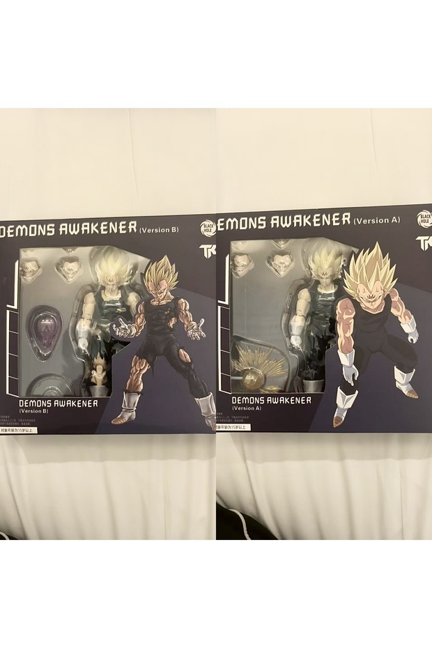 Bandai 2PCS In stock Black Hole Toys & TK Super Saiyan SSJ Majin Vegeta Battle Damage Full Power