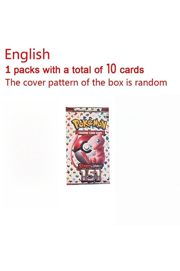 1 Pack 360Pcs TCG Scarlet & Violet 151 Booster Bundle Gift English Edition Trading Cards Anime Colle