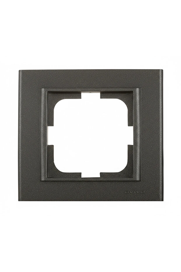 1 Piece Ovivo Mina Metallic Black Single Frame