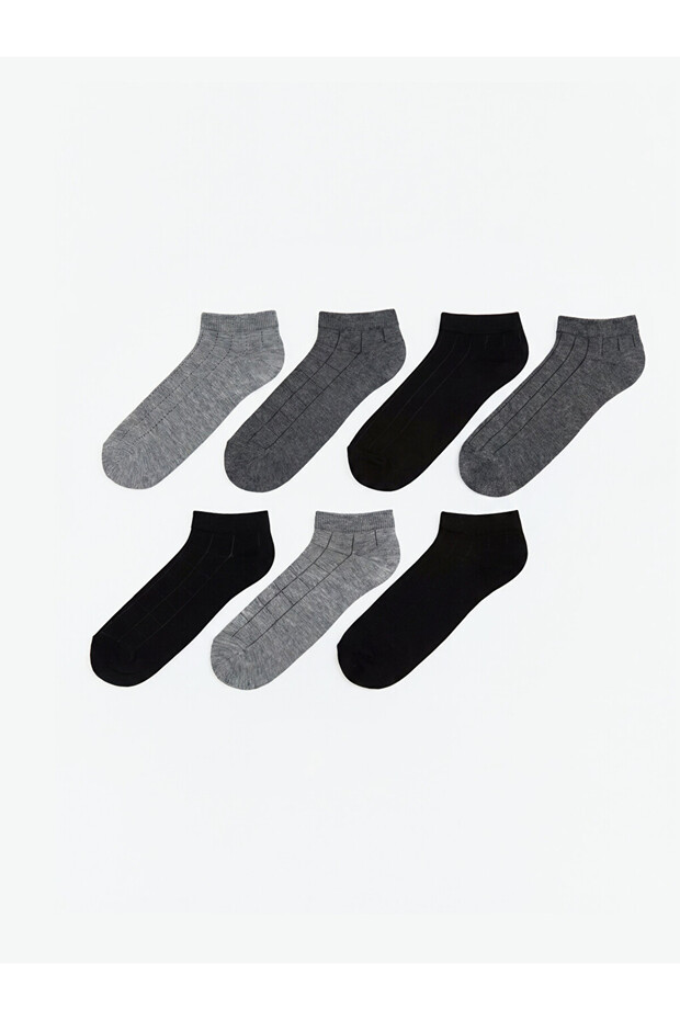 Timeless Clothing & Timeless Choices Embroidered Men's Bootie Socks 7-Pack