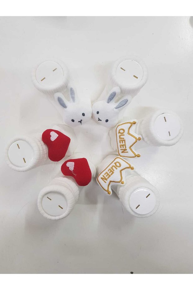 3 Pack Baby Socks with Accessories