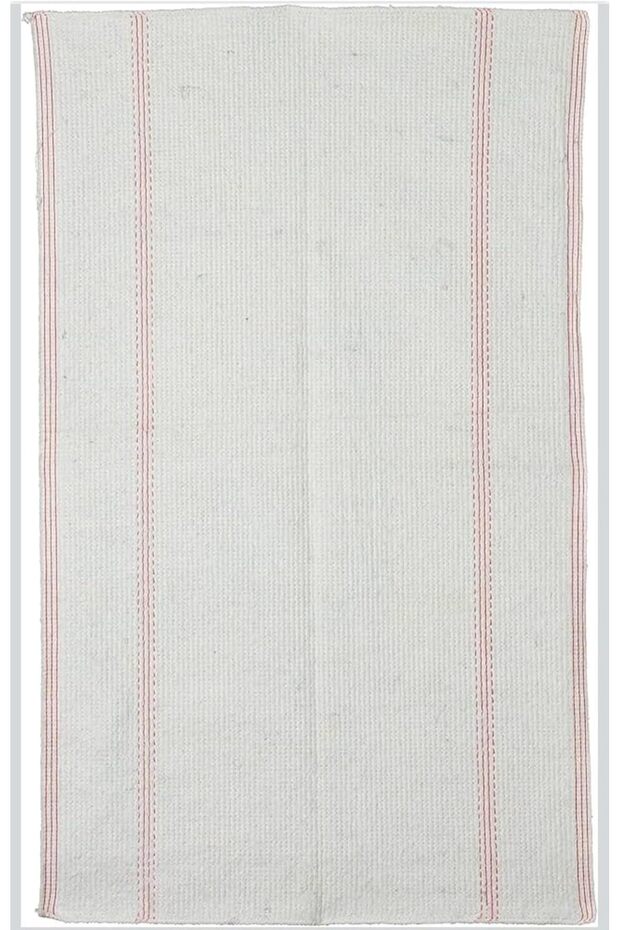 Bee Home White Cotton Floor Cloth 35.4 x 34.8 cm | Soft & Smooth, Durable, Easy to Wring Out, 1 Pc, Super Clean
