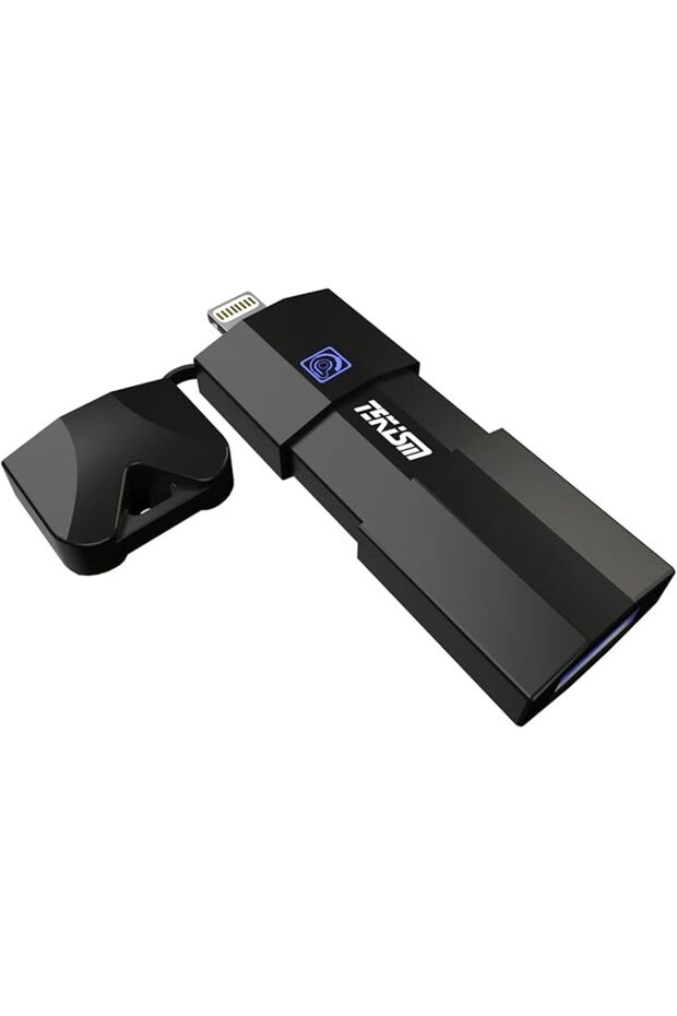 ذاكرة فلاش USB معتمدة من MFi بسعة 128 جيجابايت للآيفون، ذاكرة USB محمولة عالية السرعة
