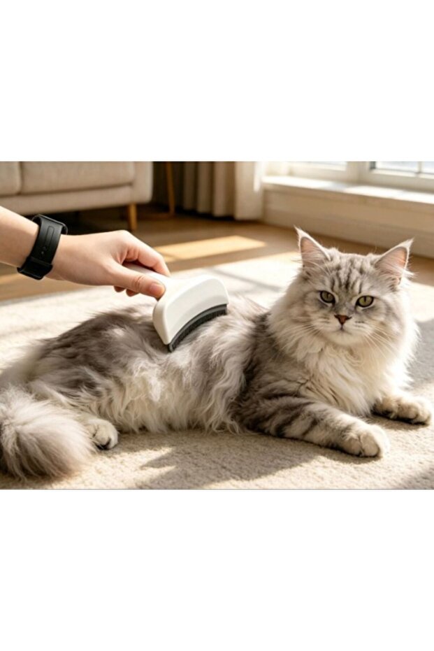 Metal Tip Pet Hair Collection Comb