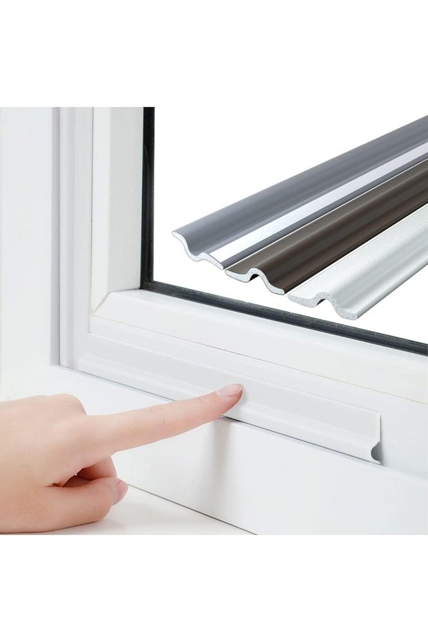 118-inch window windproof foam sealing strip self-adhesive, window insulation tape and door side sealing strip sound insulation.
