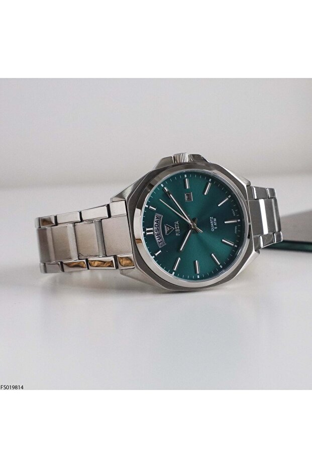 Fs019814 Men's Wristwatch with Steel Strap