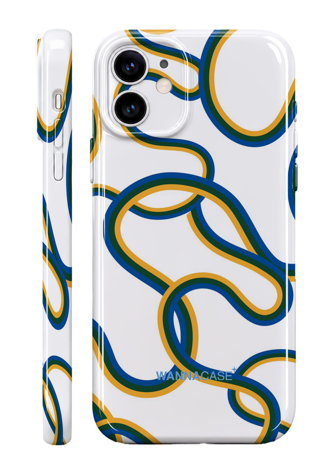 iPhone 11 Loop Harmony Essential Slim Full Covering Glossy Print Hard Phone Case with Camera Protection