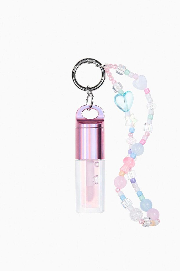 Lip oil keyring