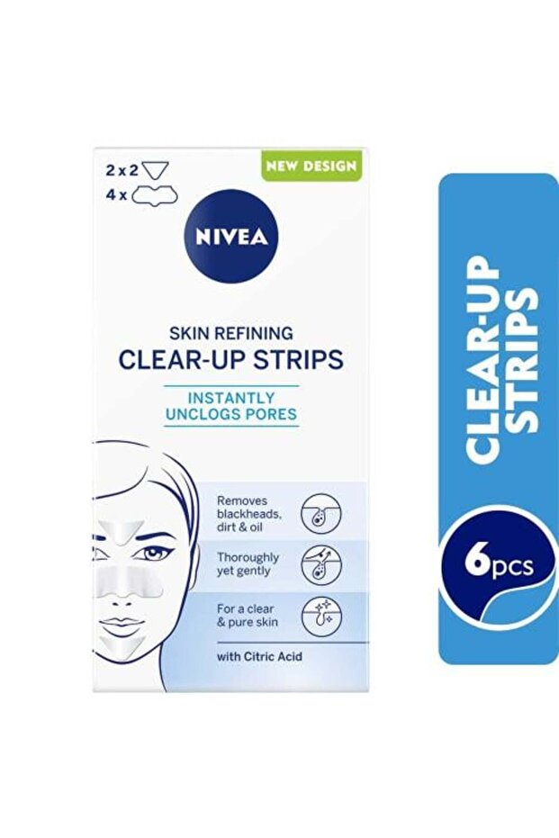 Purifying and Cleansing Strips for Nose, Chin, and Forehead 6 Strips - 1 Pack