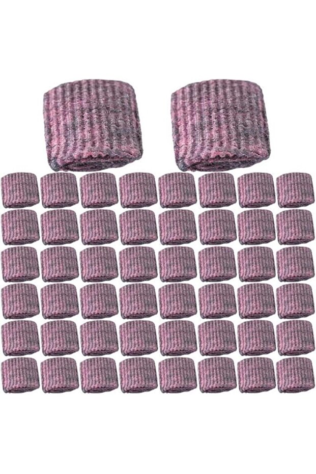 50-piece pack, cleaning pads, includes soap, steel wool soap pad, high-efficiency cleaning soap, scratch-resistant metal scouring pad.