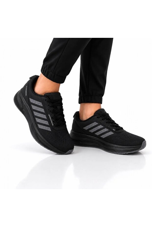 Unisex Sneaker Black Gray Shoes 36-40