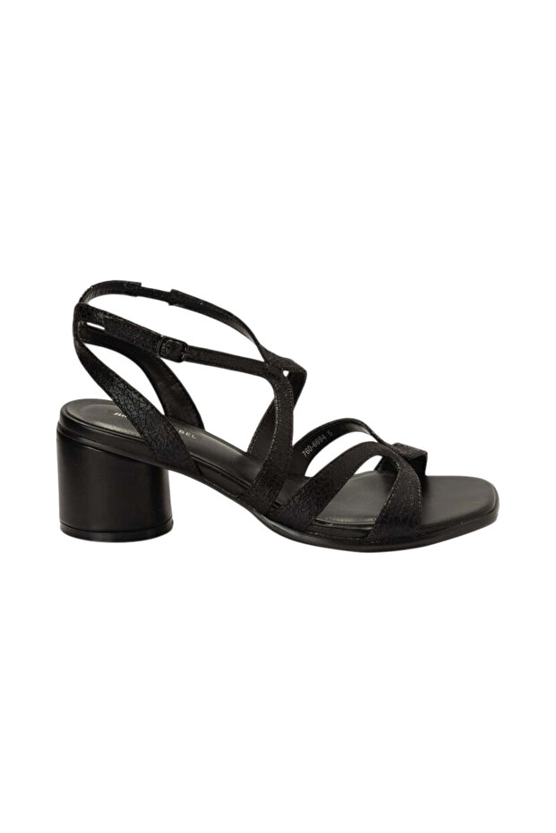 Block Heel Multi‑Strap Sandals