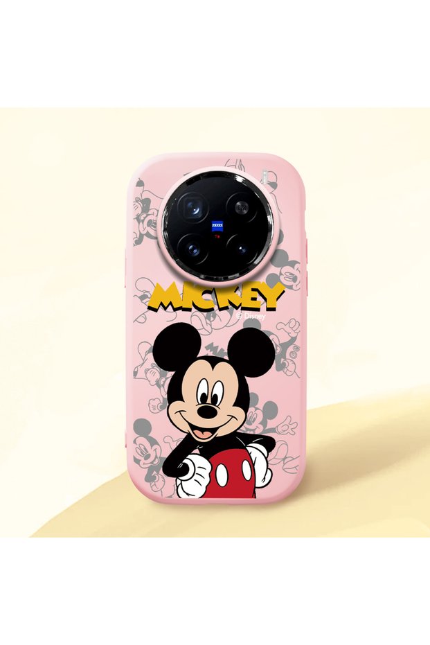 Vivo X200 Pro Compatible Case Camera Protective Pink Silicone Couple Phone Case Character Patterned